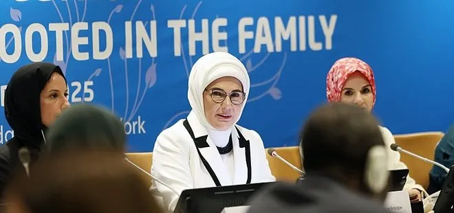 Emine Erdoğan’dan BM’de ailenin önemine vurgu: Tercih değil zorunluluktur