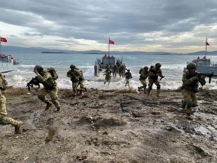 MSB tarafından gerçekleştirilen tatbikattan görüntü (AA)