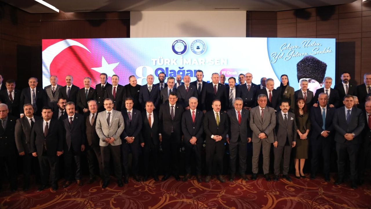 Türk İmar-Sen 8. Olağan Genel Kurulu Yapıldı: Zafer Çelik Yeniden Başkan