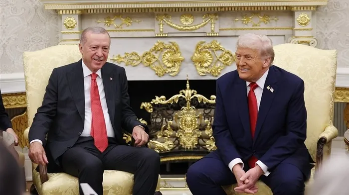 Başkan Erdoğan ve ABD Başkanı Trump Beyaz Saray'da (AA)