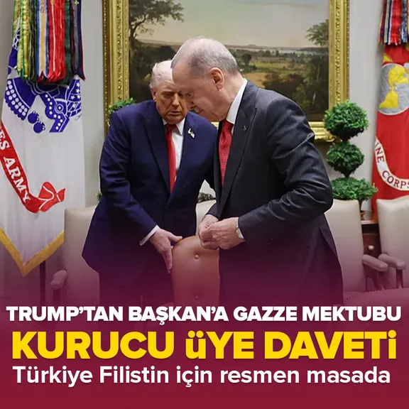Trump’tan Başkan Erdoğan’a Gazze Kurulu daveti: Kurucu üye olarak yer alın