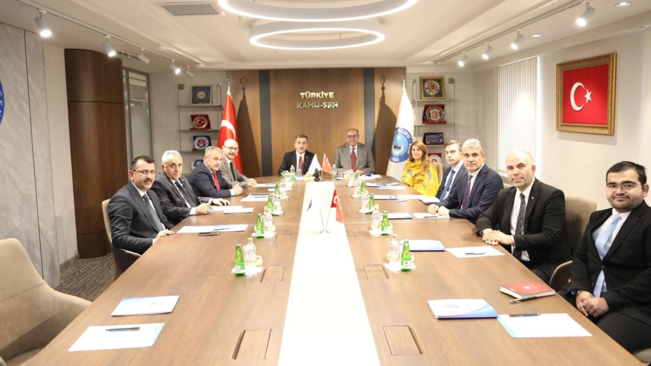 ILO Türkiye Temsilcisi Yasser Ahmed Hassan’dan Türkiye Kamu-Sen’e ziyaret