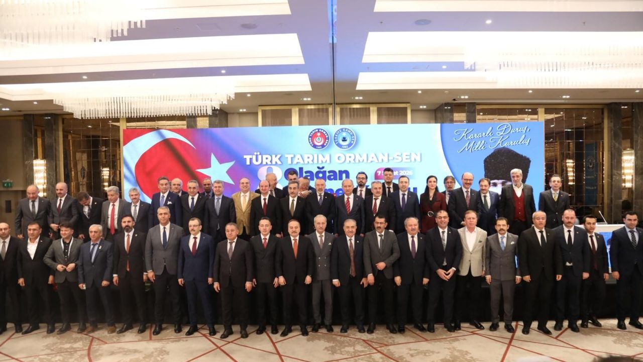 Türk Tarım Orman-Sen 8. Olağan Genel Kurulu yapıldı: Ahmet Demirci yeniden başkan