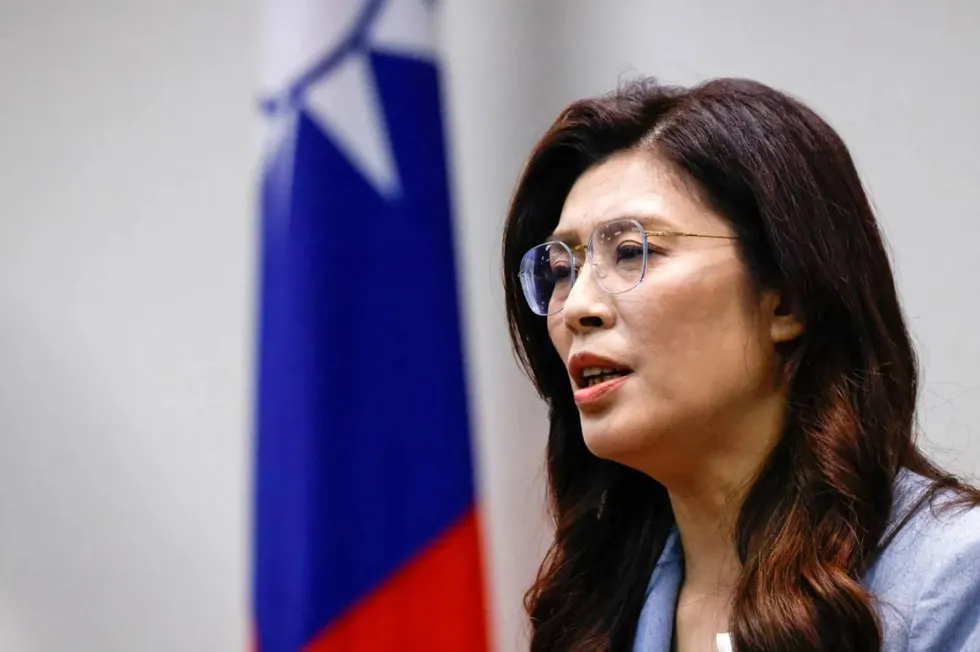 Tayvan'ın ana muhalefet partisi Kuomintang'ın (KMT) lideri Cheng Li-wun (Arşiv)