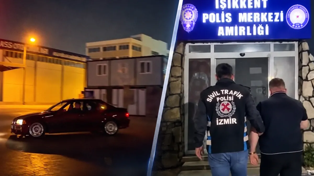İzmir’de drift atan sürücüye 140 bin TL ceza! Ehliyetine el konuldu